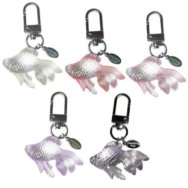 (Standing Fish) I love my fish! Keyring