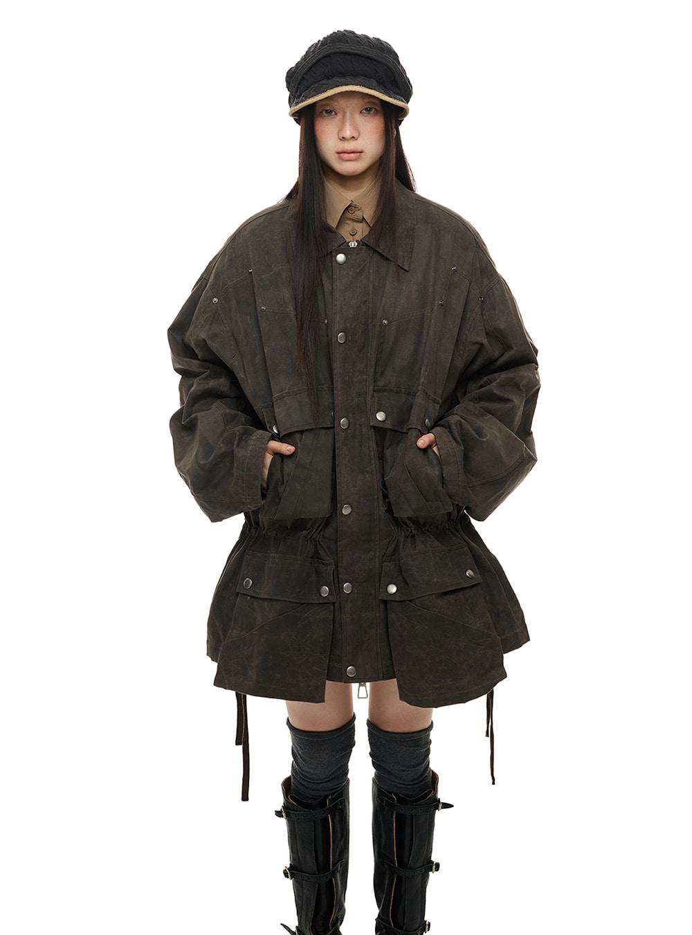 Rust Brown Utility Jacket