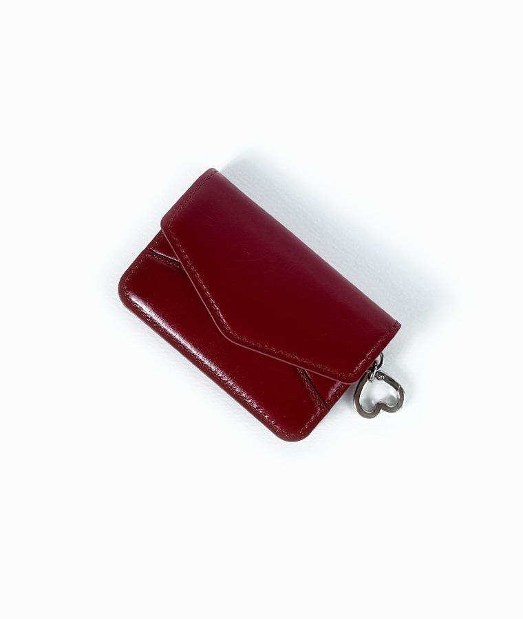 From wallet_carmine red