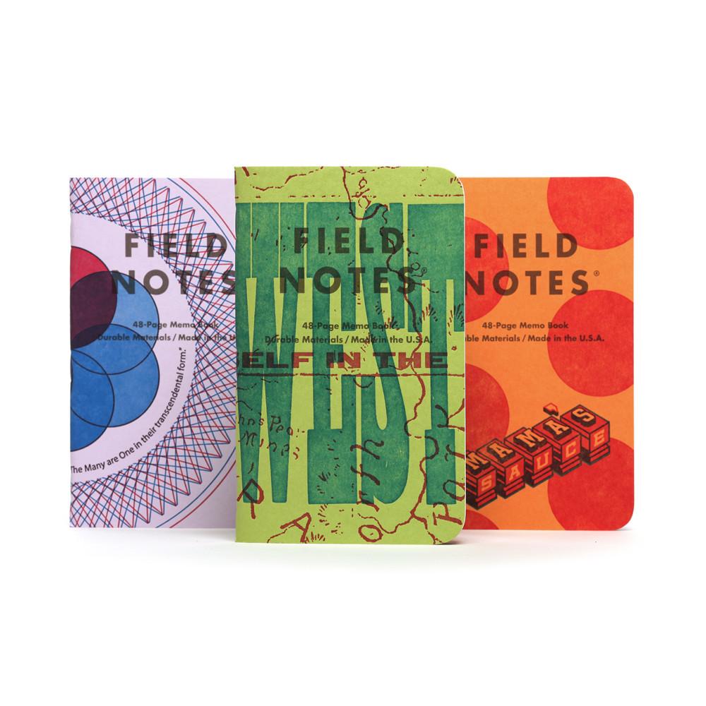 [필드노트][FIELD NOTES] UNITED STATES OF LETTERPRESS MEMO BOOK 3 PACK A - GRID / FNC-48