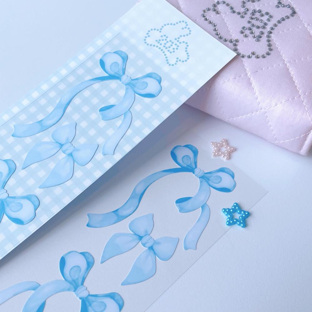 체리쉬203(Cherish 203) Blue Ribbon 스티커