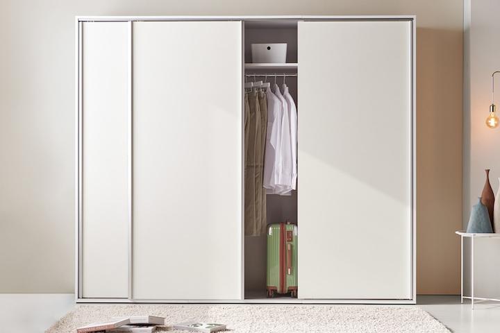 [쿠폰가564,300원]제나 슬라이딩 옷장 2100mm (3통구성)