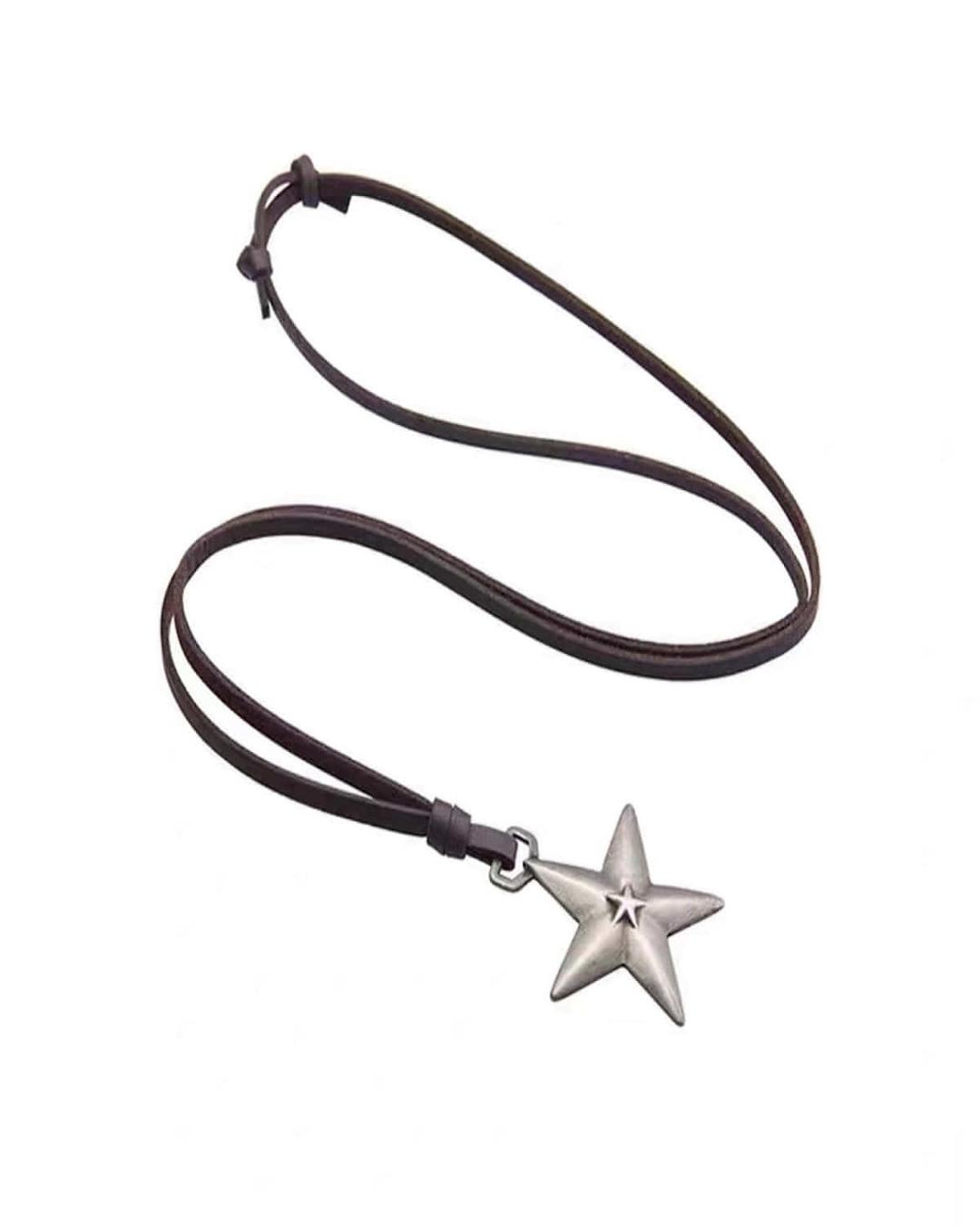 vintage star antique necklace