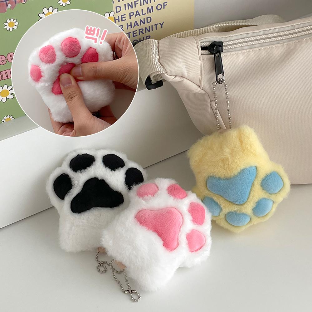 귀여운 소리나는 냥이 젤리 키링 고양이 인형 열쇠고리 가방 고리 생일 응원 친구 선물