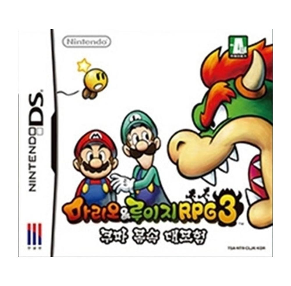 [중고] 닌텐도 DS 마리오 루이지 RPG3 쿠파 몸속 대모험 한글판 완품