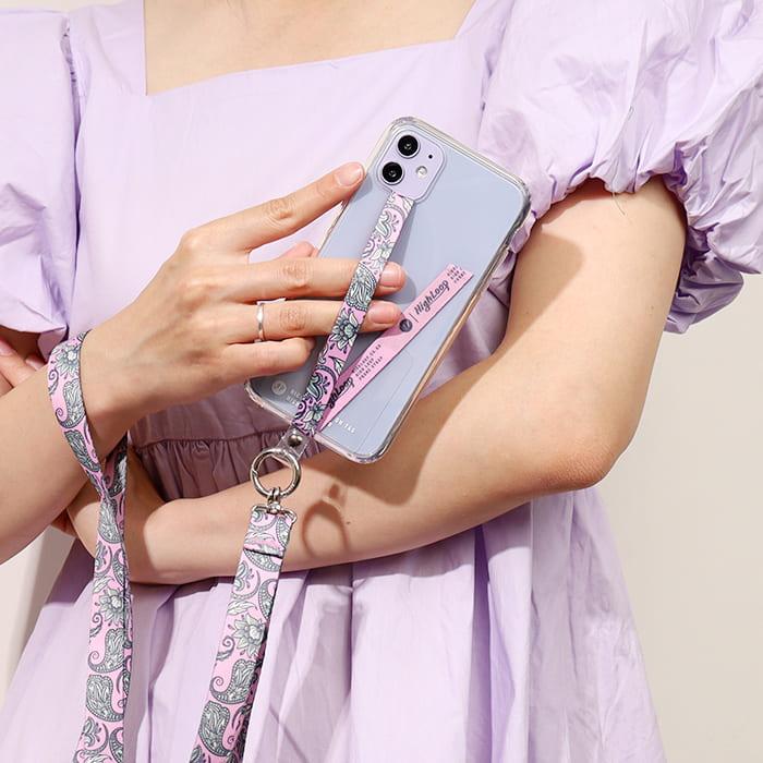 [세트] 하이루프 랜야드 + 폰스트랩 + 행온택(투명)