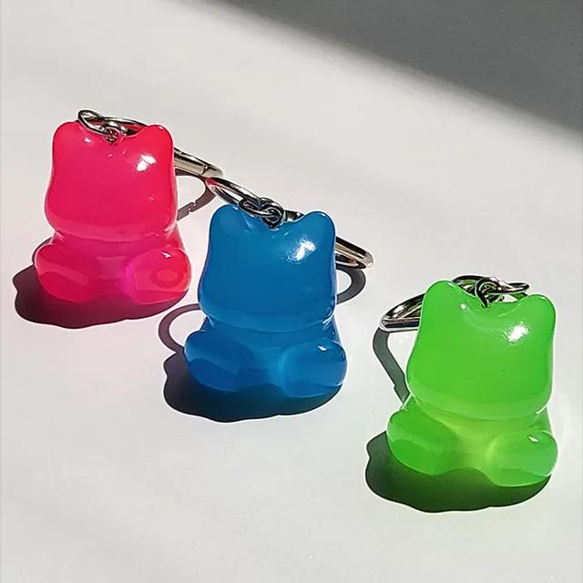 [1+1할인]✨야광✨발발이 레진 키링 열쇠고리