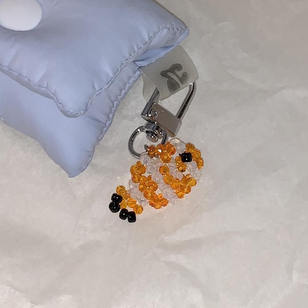 Moolgogi beads keyring(2 types)  물고기 비즈 키링