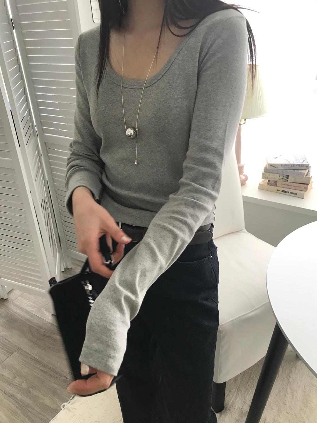 basic long sleeve tee (3color)
