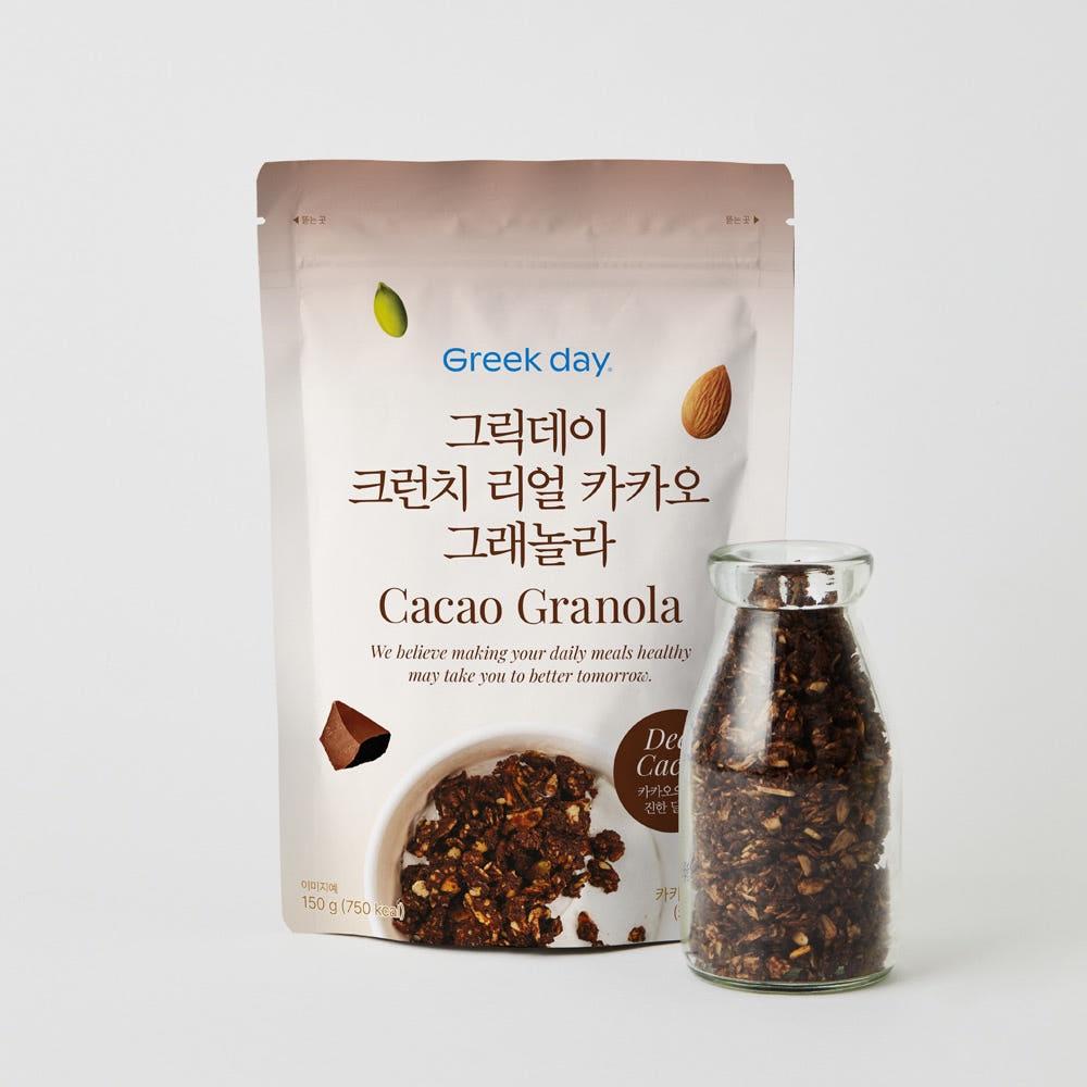 그릭데이 크런치 리얼 카카오 그래놀라 150g
