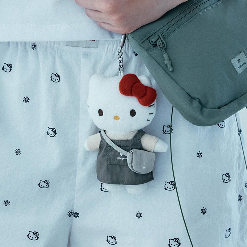 [스노우피크 X 헬로키티] 헬로키티 키링 Olive