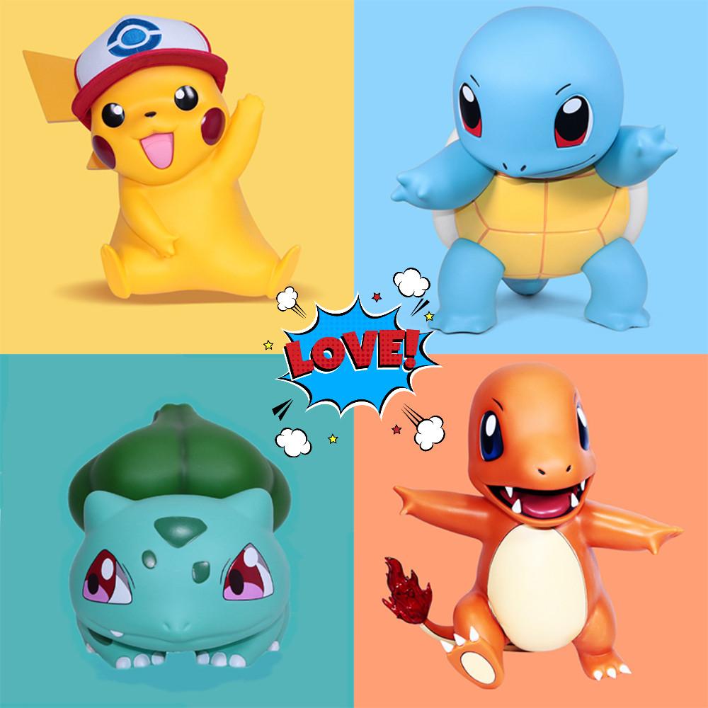 포켓몬스터피규어 1:1 사이즈 40cm 대형피규어 피카츄 고라파덕 꼬부기 이상해씨 파이리