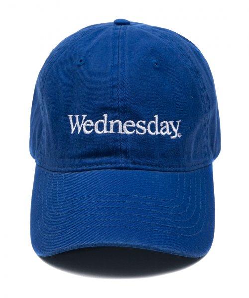 BG284CAP902_WEDNESDAY WASHING CAP-BLUE