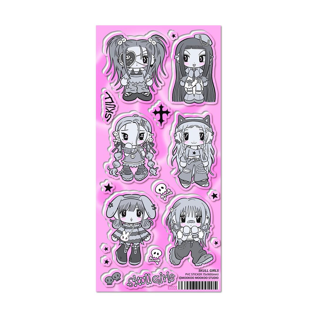[무쿠무쿠 스튜디오] 스컬걸즈 스티커