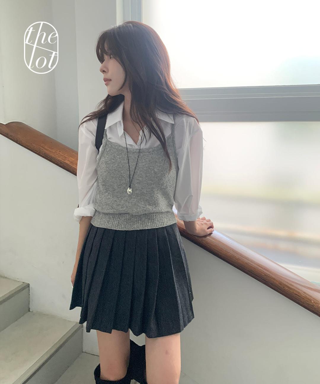 더롯 (검,차 당일) [miel] 미엘 클래식 플리츠 미니 스커트 (3color) A라인/주름/숏/치마/데일리/캠퍼스룩/데이트룩/여행룩/나들이룩