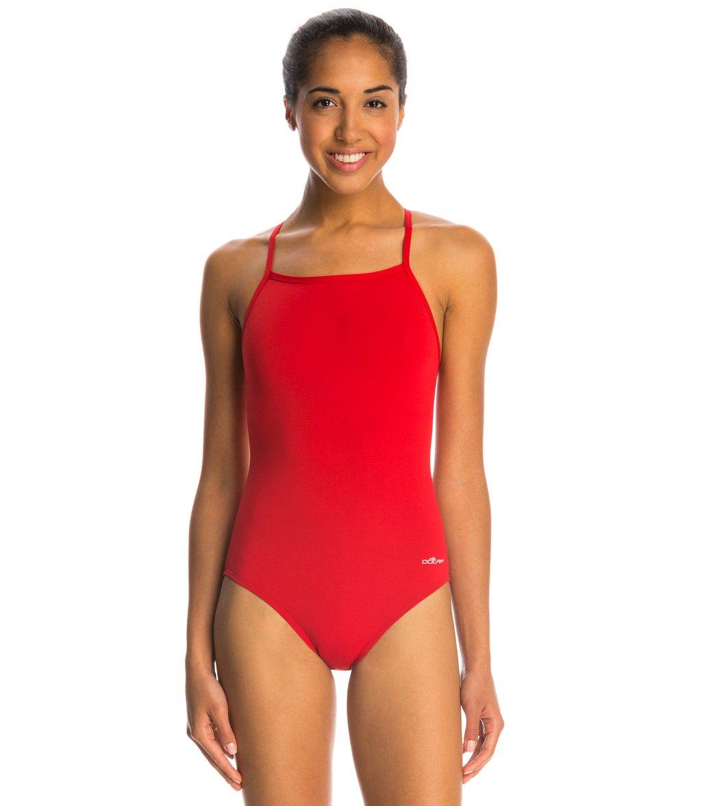 Dolfin Reliance Solid V-Back One Piece Swimsuit - Default / Default