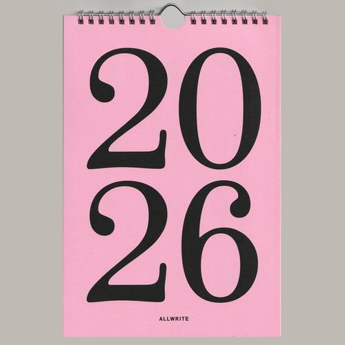 2026 Calendar_Pink
