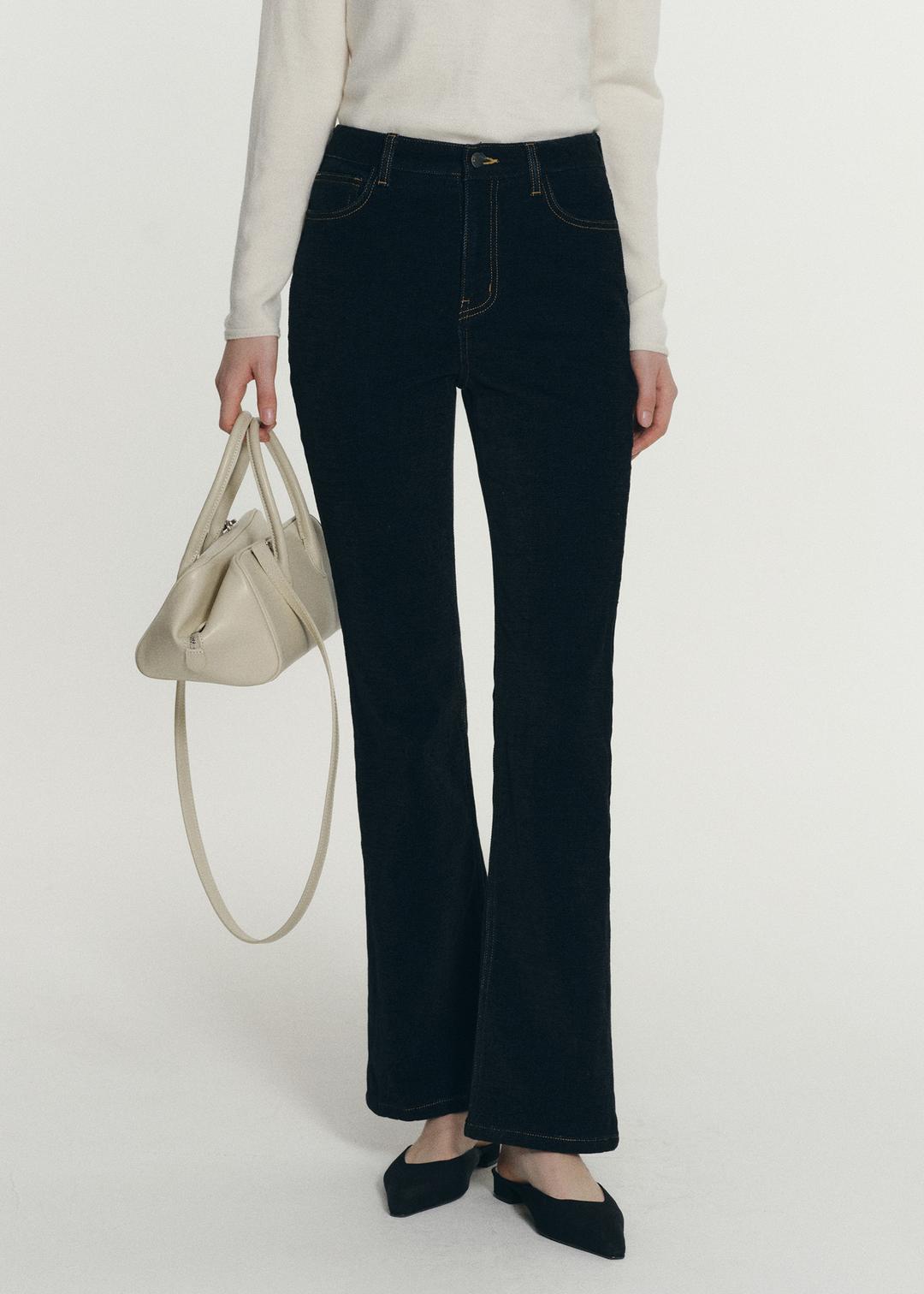 버킨 웜 부츠컷 데님