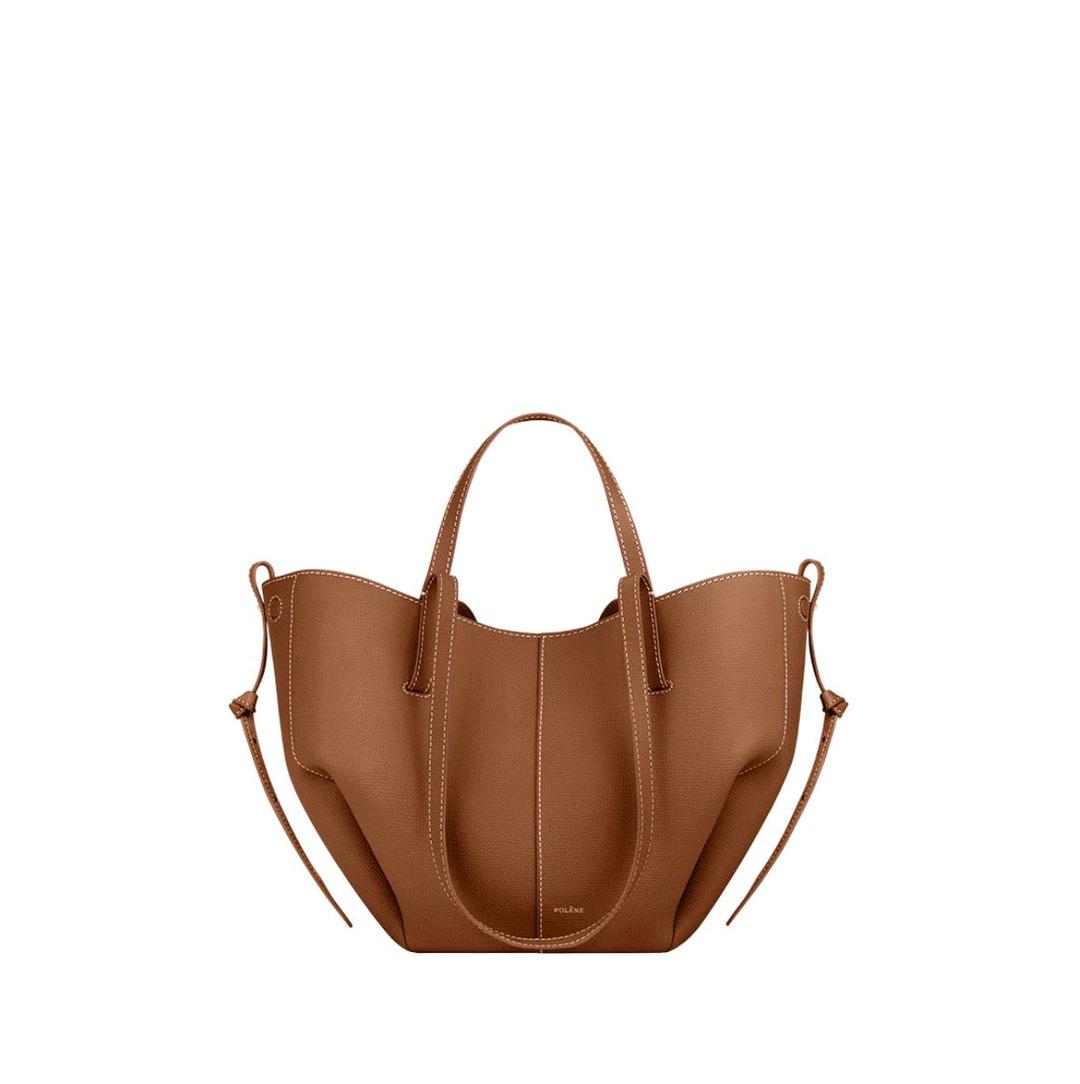 폴렌느 CYME MINI 시미 미니 토트 숄더백 지퍼 파우치 세트 카멜