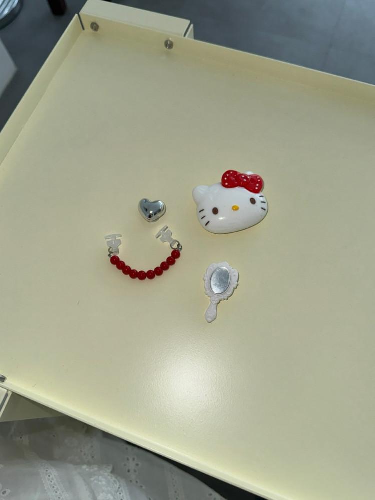 [디어마이데이] 레드체인냥이 신꾸 신발꾸미기 신발파츠 신꾸파츠 비츠