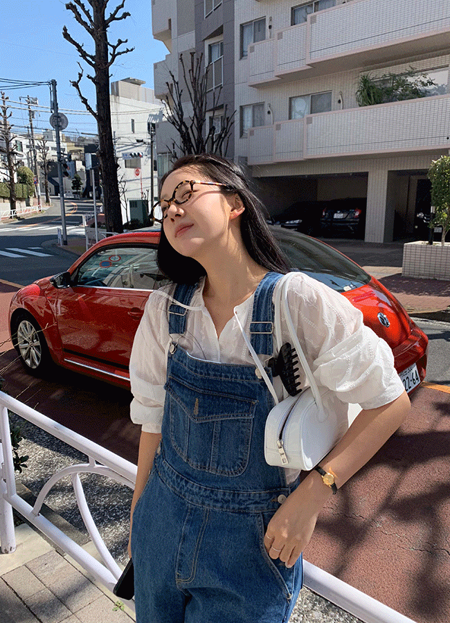 로라로라 DENIM OVERALL PANTS BLUE - 위시버킷
