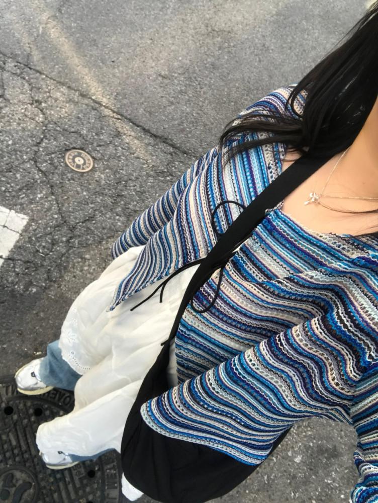 [55-88] 파도 시스루 펀칭 볼레로 가디건 - 비치웨어 추천 (2color)