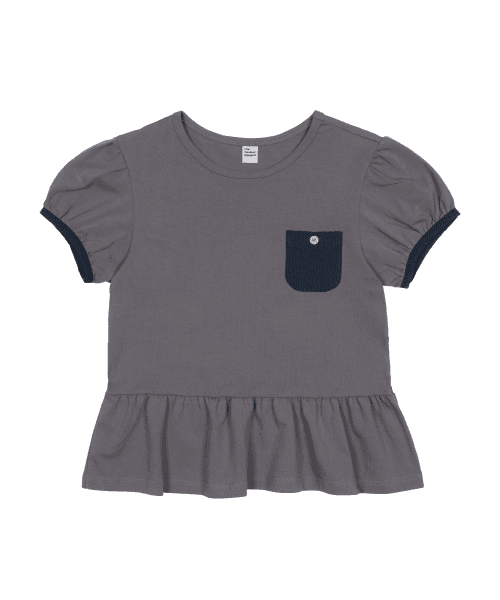 TCM button mini pocket T (navy)