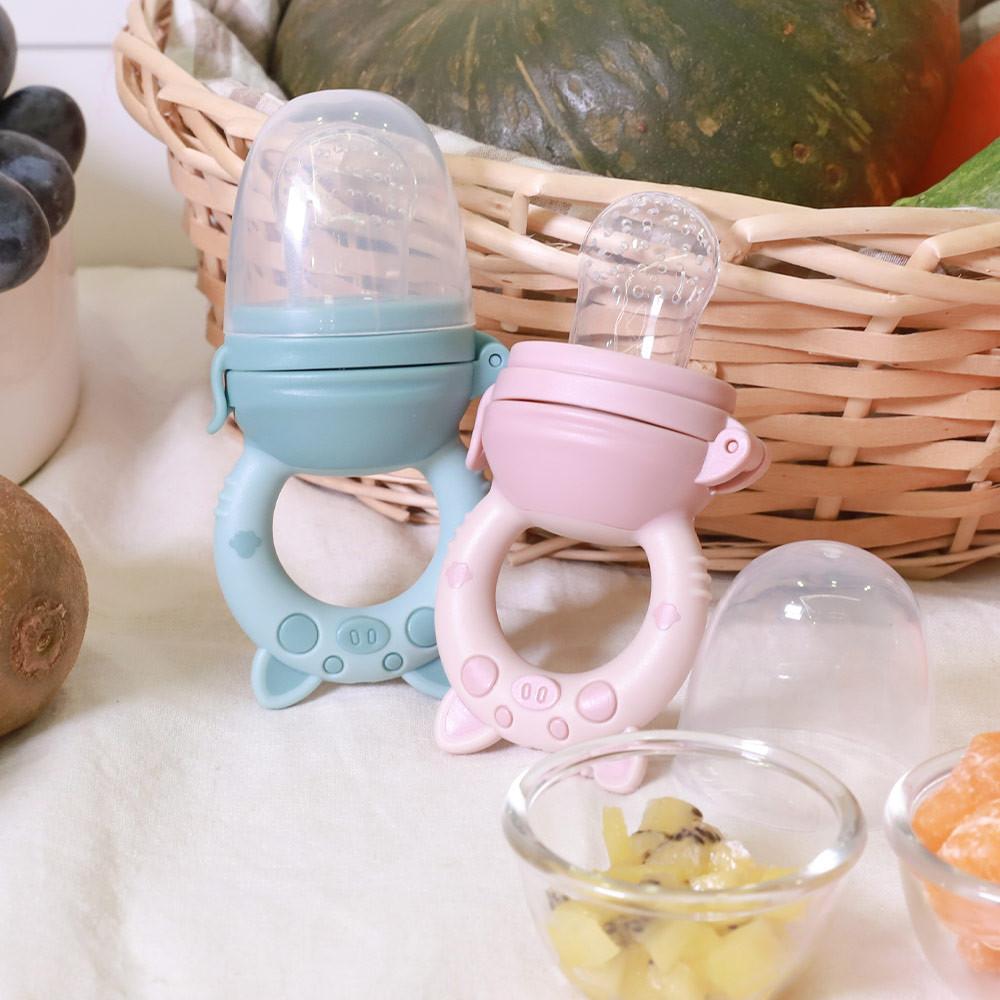 베이비팜 아기 실리콘 국민 과일 과즙망 S M L 세트 이유식 트위스트 수박