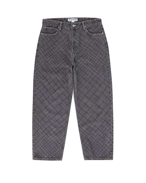 예스아이씨 네트 5포켓 데님팬츠 Net 5 Pockets Denim Pants (Black)