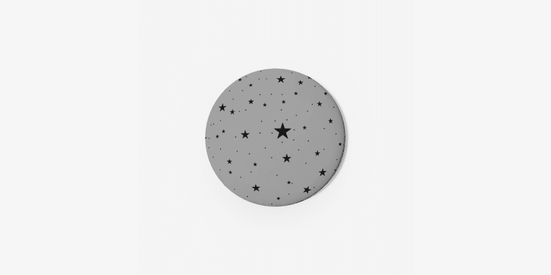 ★ Gray star can badge ㅣ 마플샵
