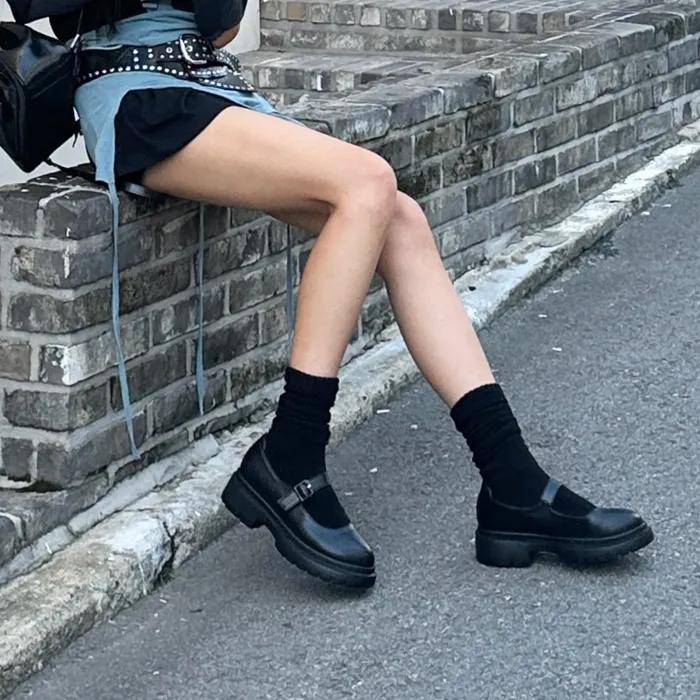 Breeze 3color 캐쥬얼라인 쿠션 메리제인 4cm