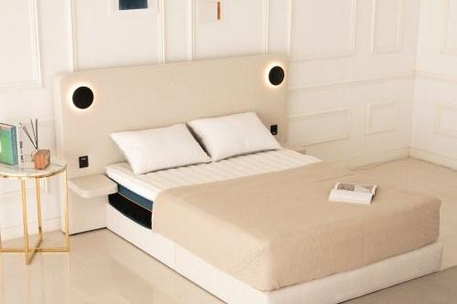 벨라 호텔침대 헤드보드 프레임 라지킹 이스턴킹 LED조명 SS/Q/K/LK/EK