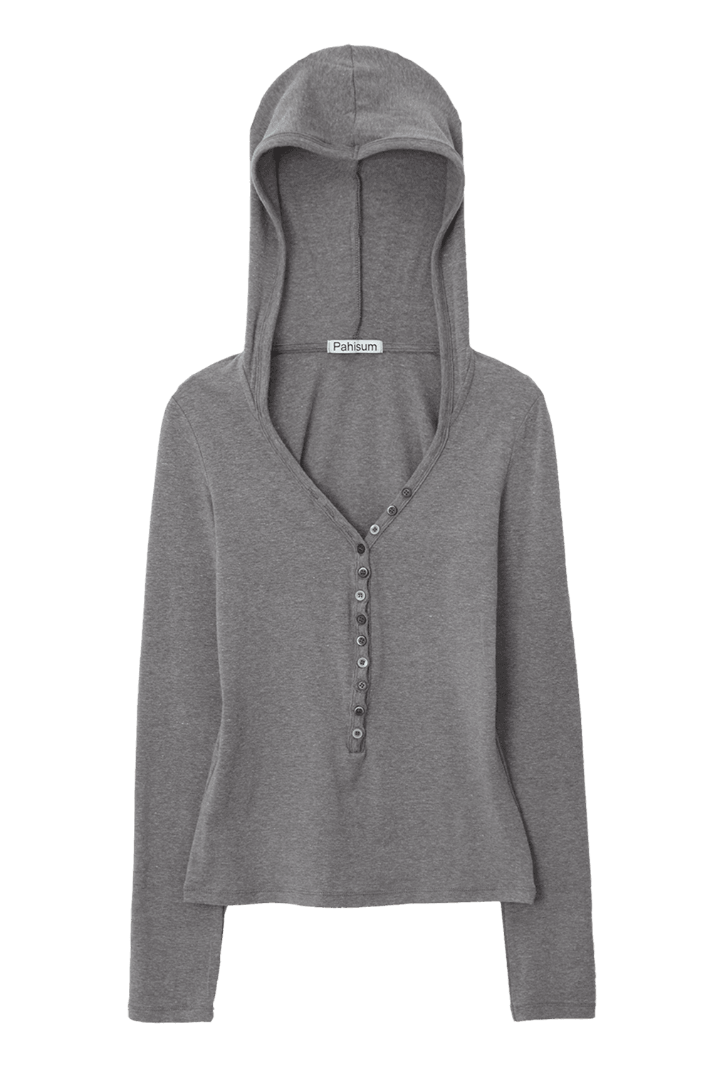 Button T-shirt_gray