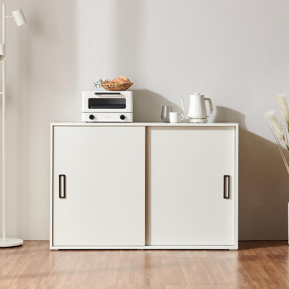 [소티디자인] 센트 다용도 슬라이드 수납장 1200 - 3color