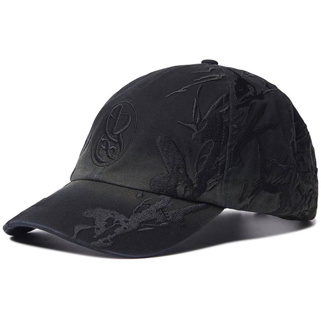 EMBROIDERY BALL CAP - WASHED BLACK