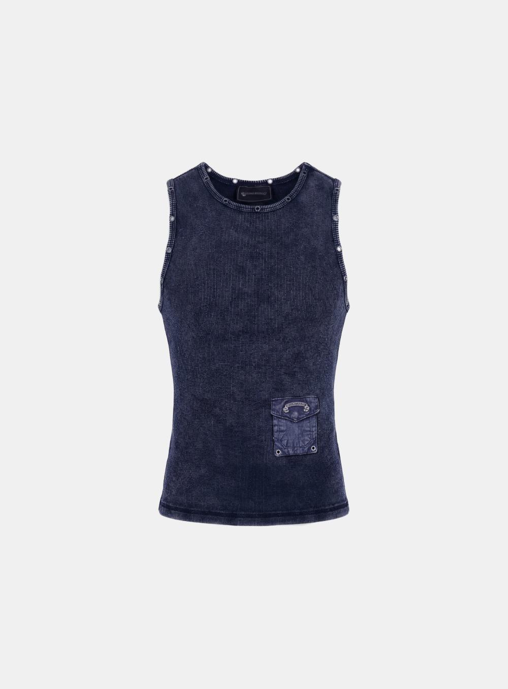 [5/15 발송] [w-tnk26-002] Viper Cotton Rib Tank 01 - Blue