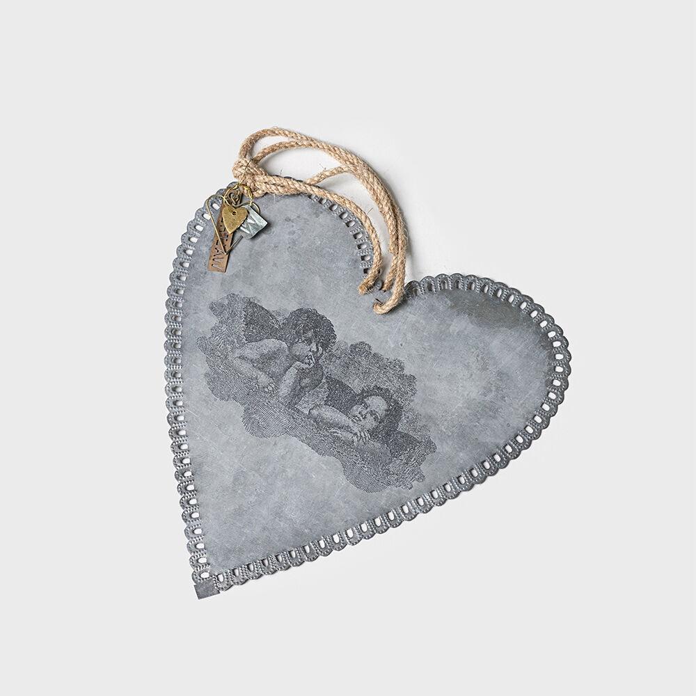 덴마크 Walther & Co 크리스마스 트리 오너먼트 Lace Heart, Large
