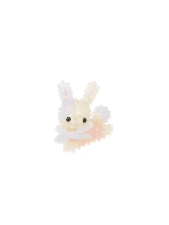 Spotted Rabbit Key Ring (Macaron)