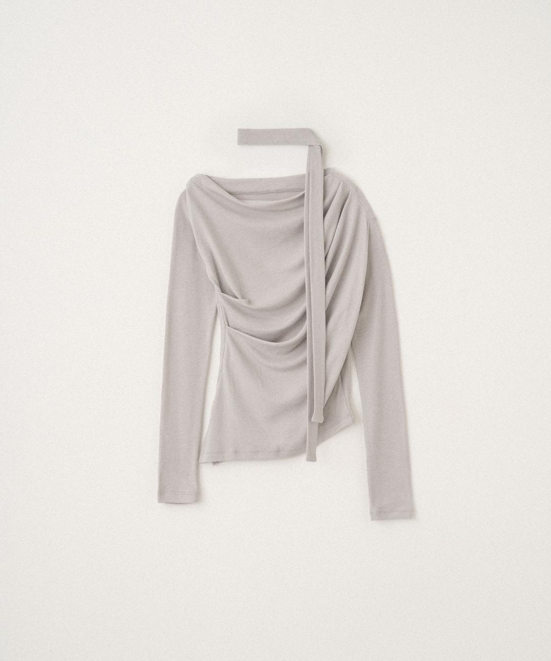 타이 드레이프 티셔츠 (fog gray)