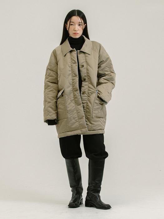 3m Thinsulate Reversible Padding Jacket_Black+Wine brown