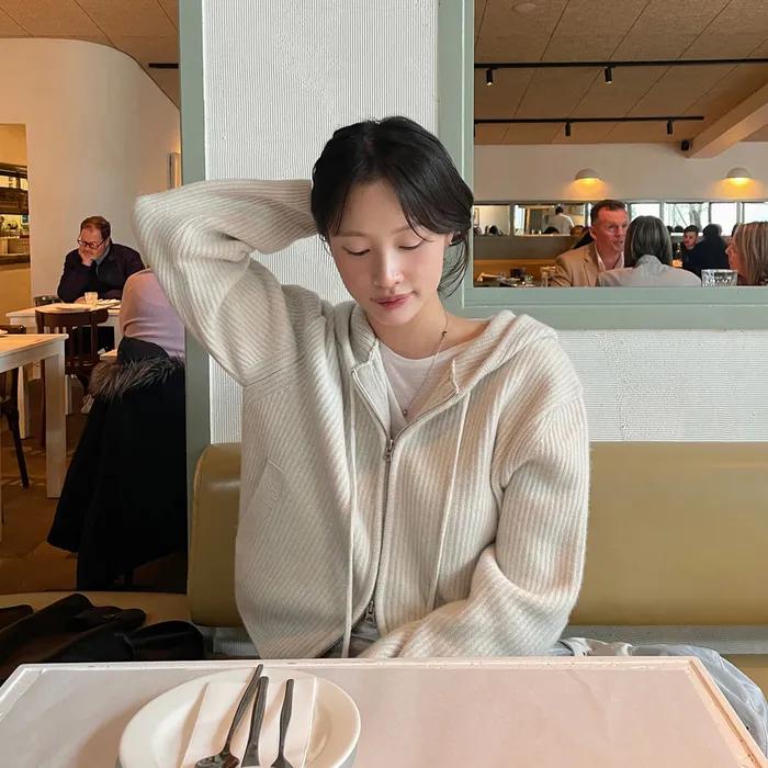 [5차] Barret Hoodie_Oat Gray