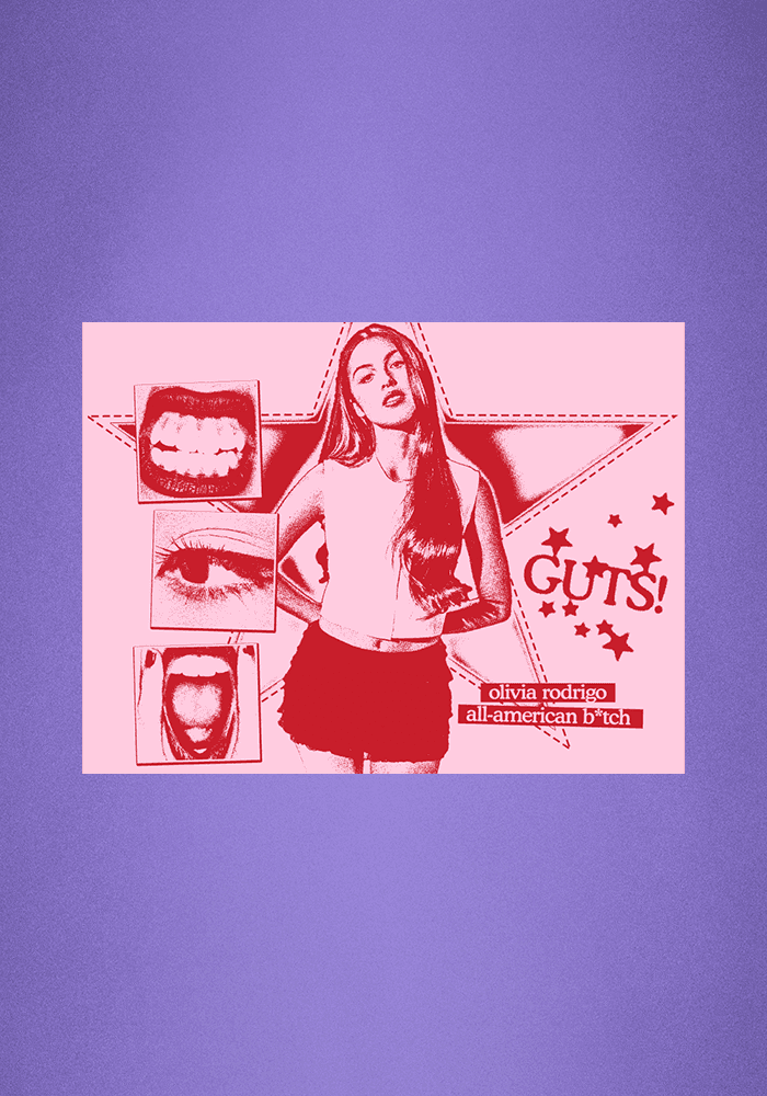 GUTS olivia rodrigo all-american bitch poster - Olivia Rodrigo | Official Store