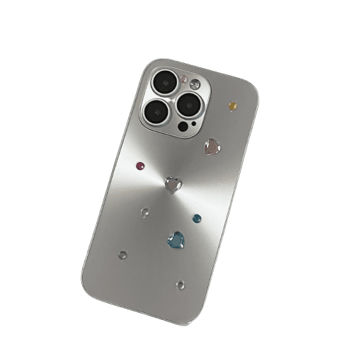 키치 실버 아이폰케이스