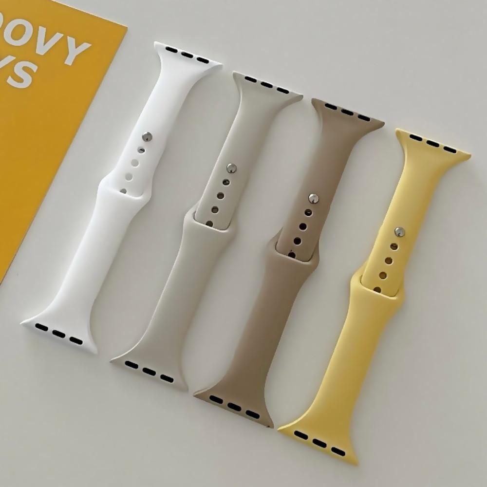 애플워치 스트랩 슬림 실리콘 밴드 시계줄