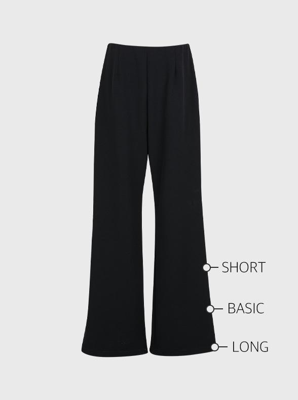 히든밴드 와이드 팬츠