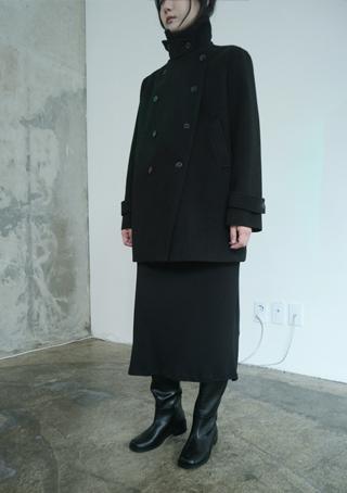 livery quilted double coat (2colors)