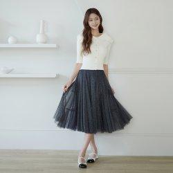 [23 S/S] 잇미샤 오프숄더 골지 니트 ITN4ZPO600