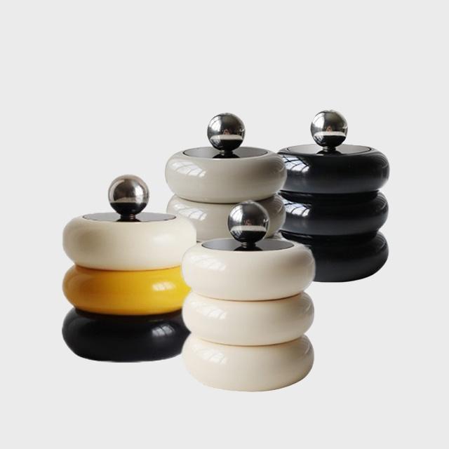 소품 브러쉬 면봉 보관함