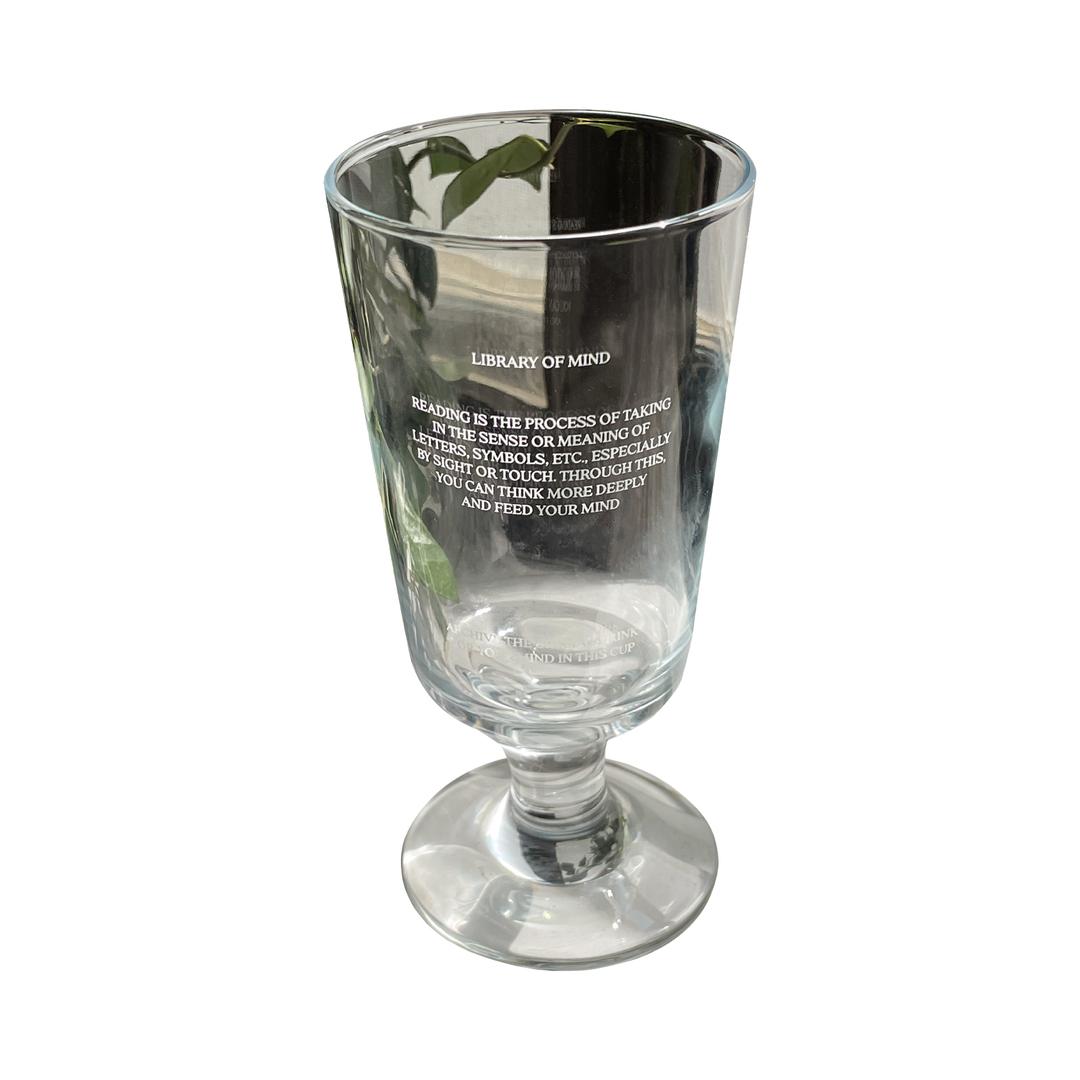 Library Of Mind : Glass Cup
