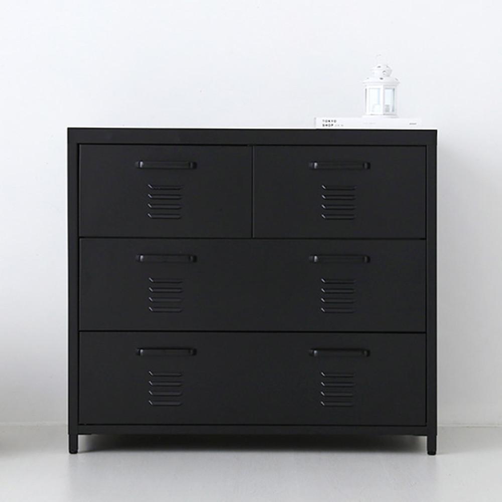 MKB 캐비넷 체스트 서랍장 4칸 735830 블랙 1680.9968